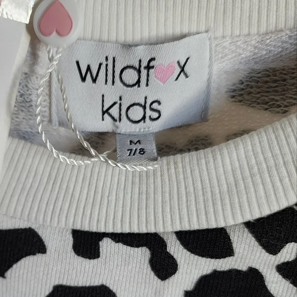Wildfox Kids Morning Crop Rawr Sz M 7/8 - Picture 3 of 7